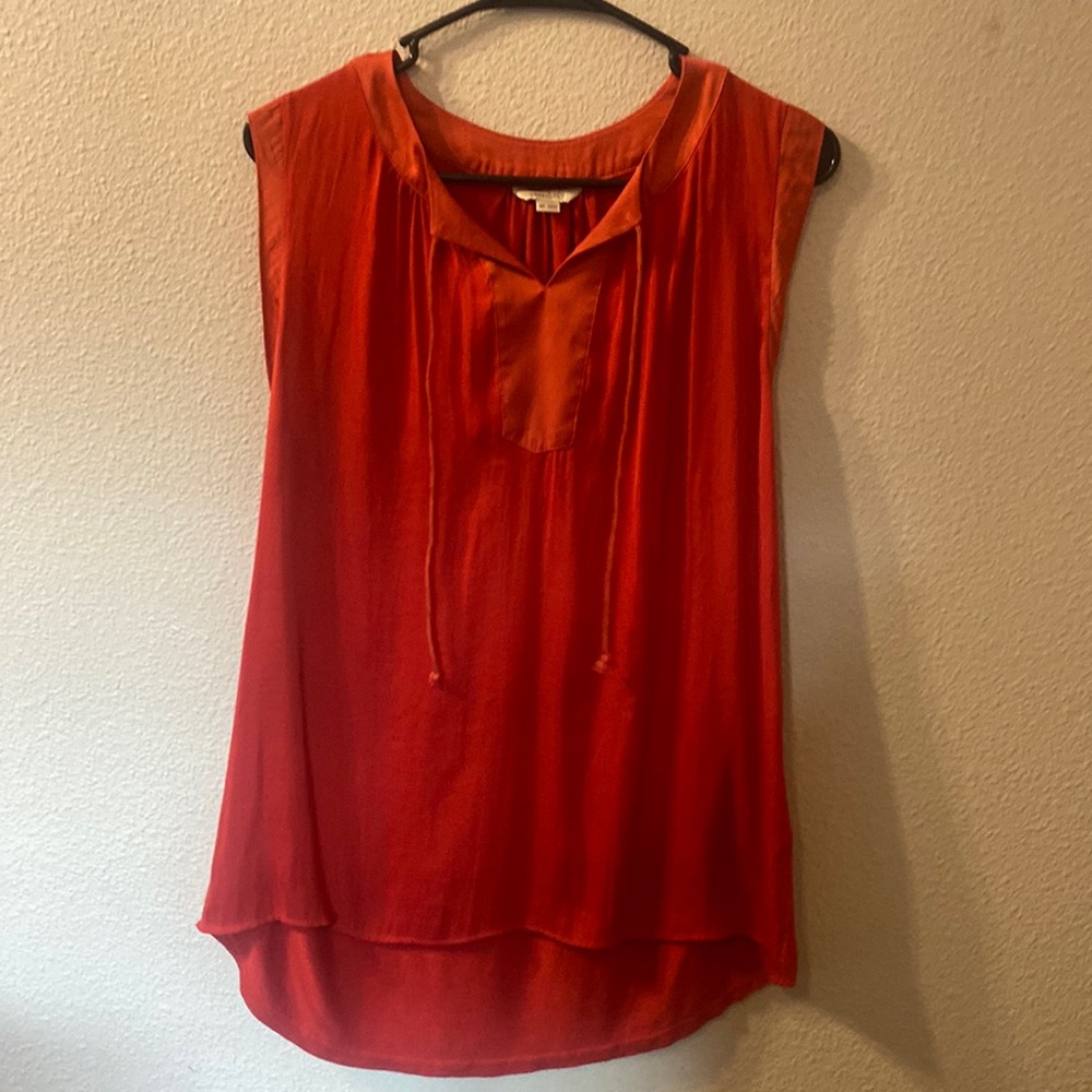 Sweet Grey Vneck tank top size medium